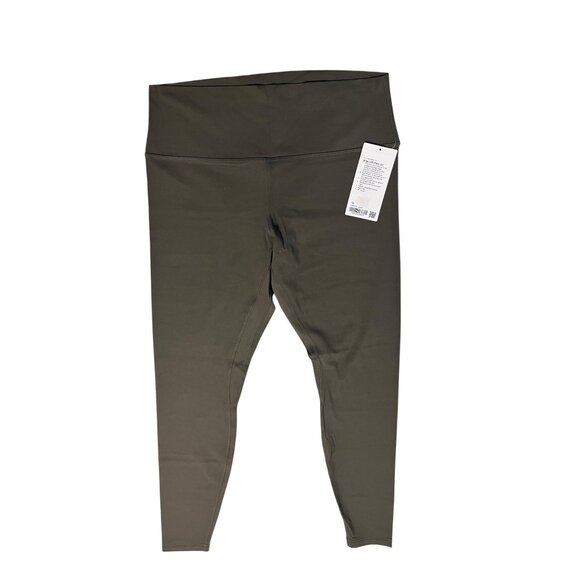 Lululemon Align High-Rise Pant 31" Dark Olive Sz 16 - Picture 2 of 4